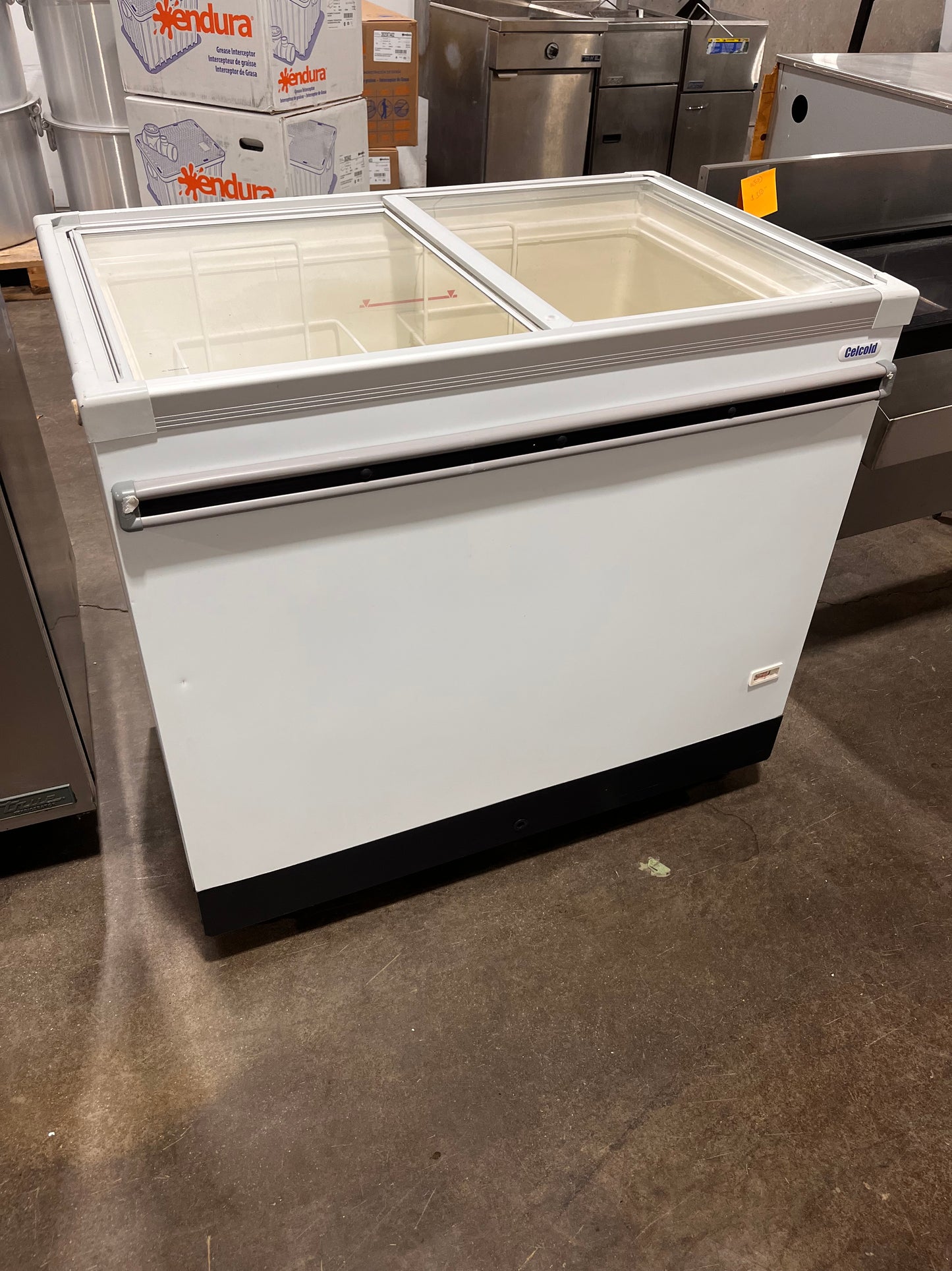 CELCOLD CF41ESG Commercial Ice Cream Display Freezer Cabinet -