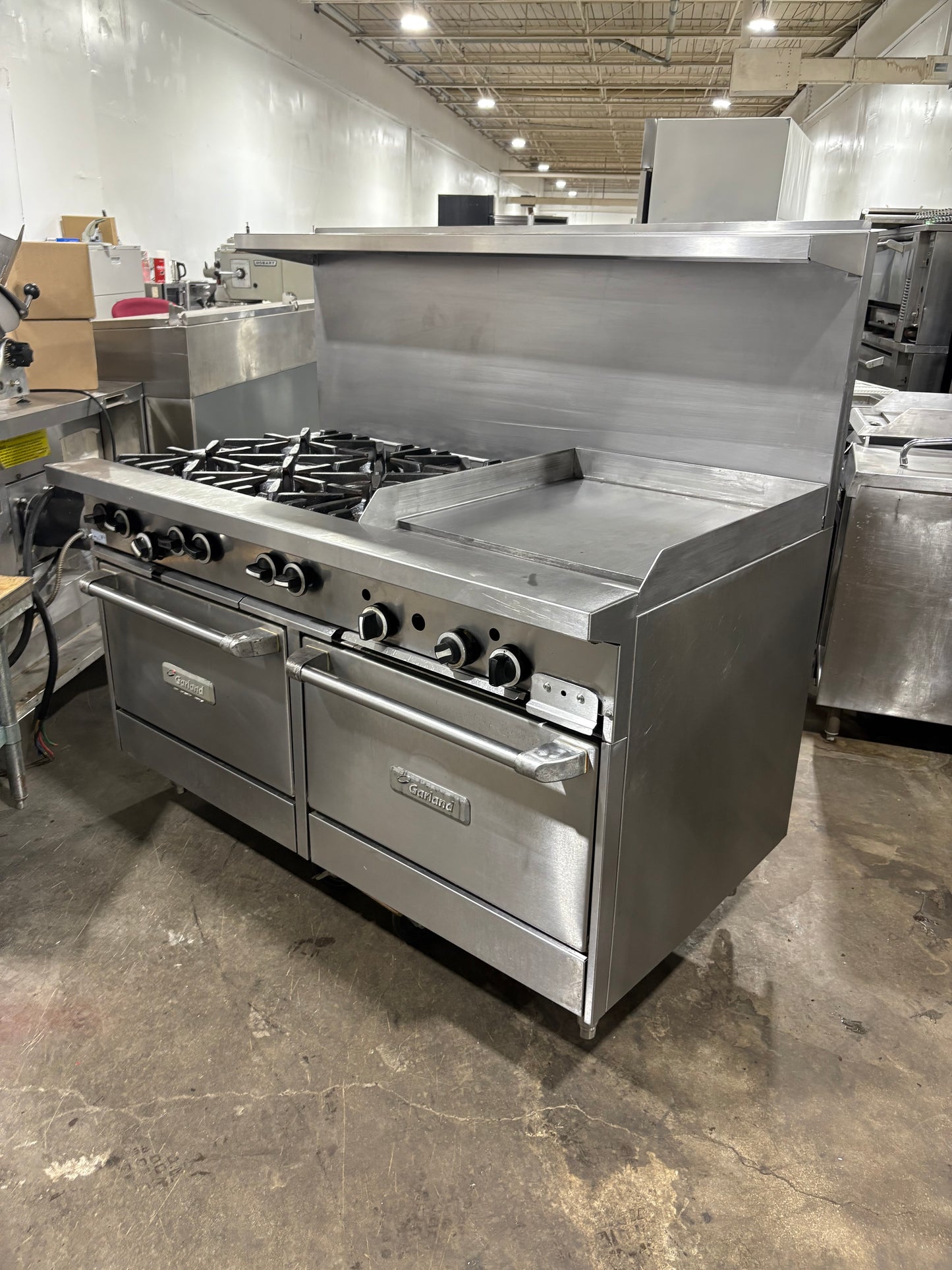 Garland 6 Burner Stove With Griddle