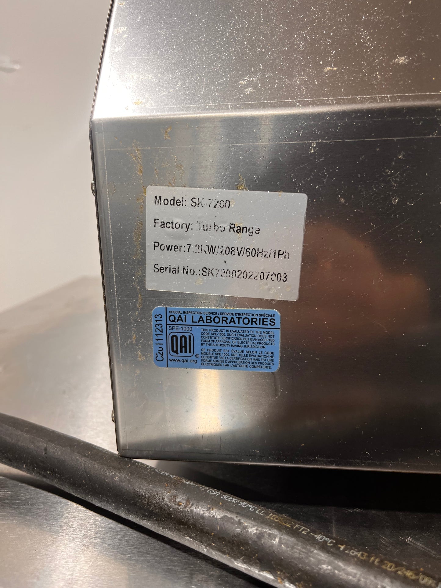 TURBO RANGE SK-7200, Korean Chinese Electric Commercial BBQ Grill