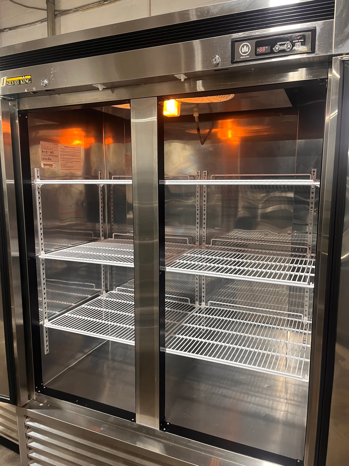 SILVER KING SKBF2 Double SS Doors Freezer