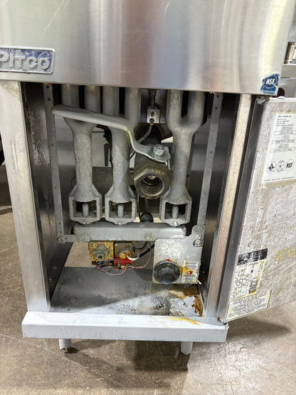PITCO 40C+ 40-45 Lb. Natural Gas Floor Deep Fryer