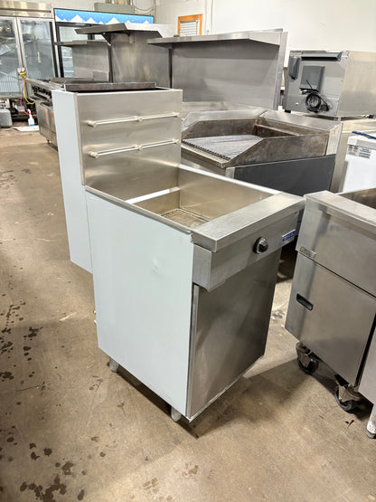 MKE FG-160-L 60 Lb Floor Natural Gas Deep Fryer