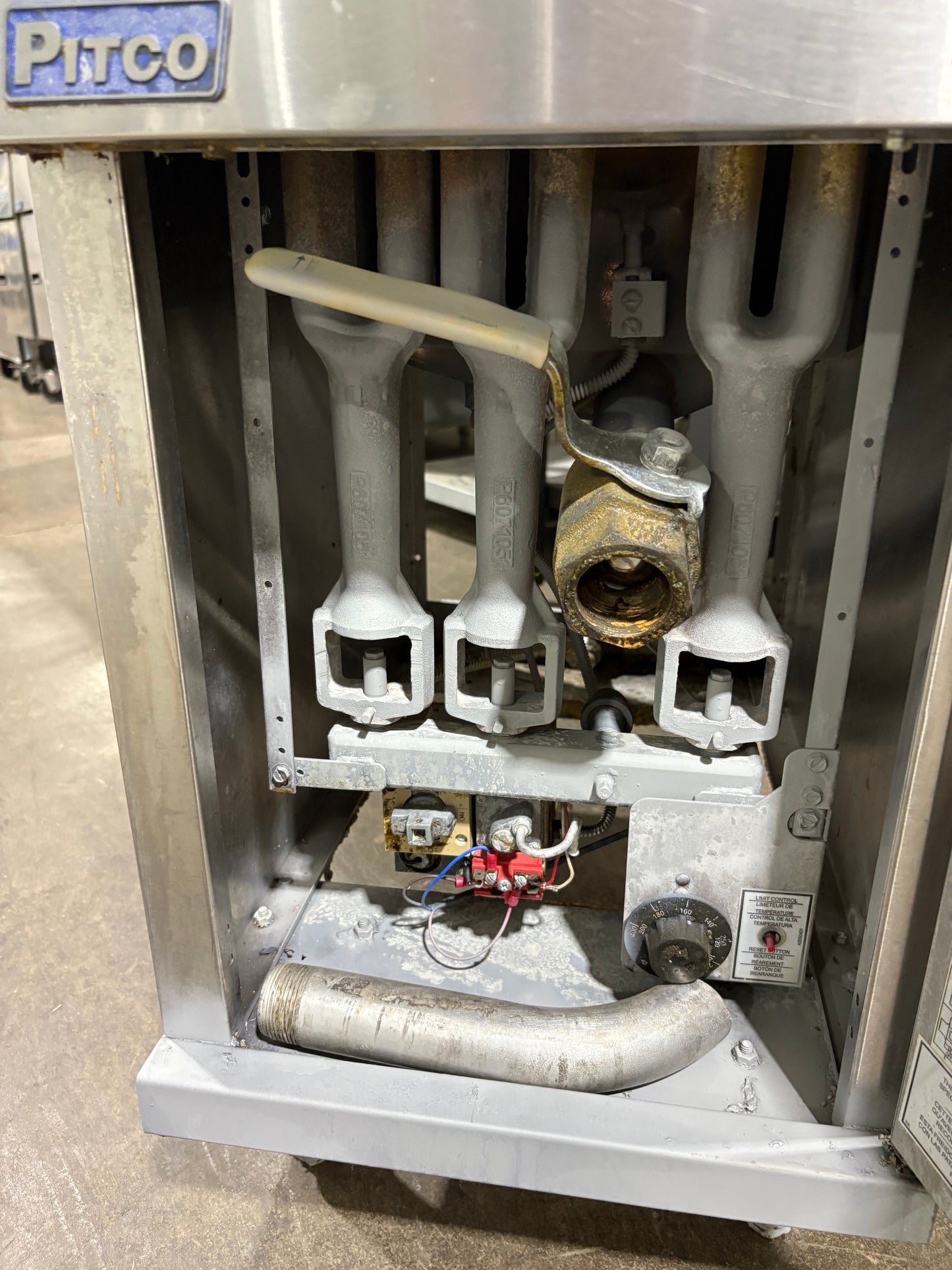 PITCO 40C+ 40-45 Lb. Natural Gas Deep Fryer