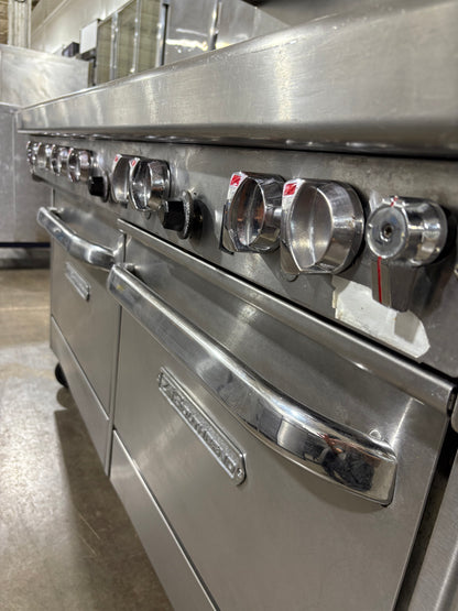 SOUTHBEND 4601DD-3GL 60" 4 Burner Gas Range Griddle x2  Ovens