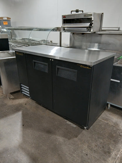 Used TRUE TBB-2 59" Back Bar Beer Refrigerator - S16