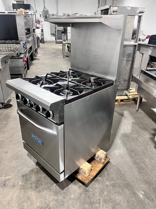Royal RR-4 Gas  4 Burners Stove with Oven