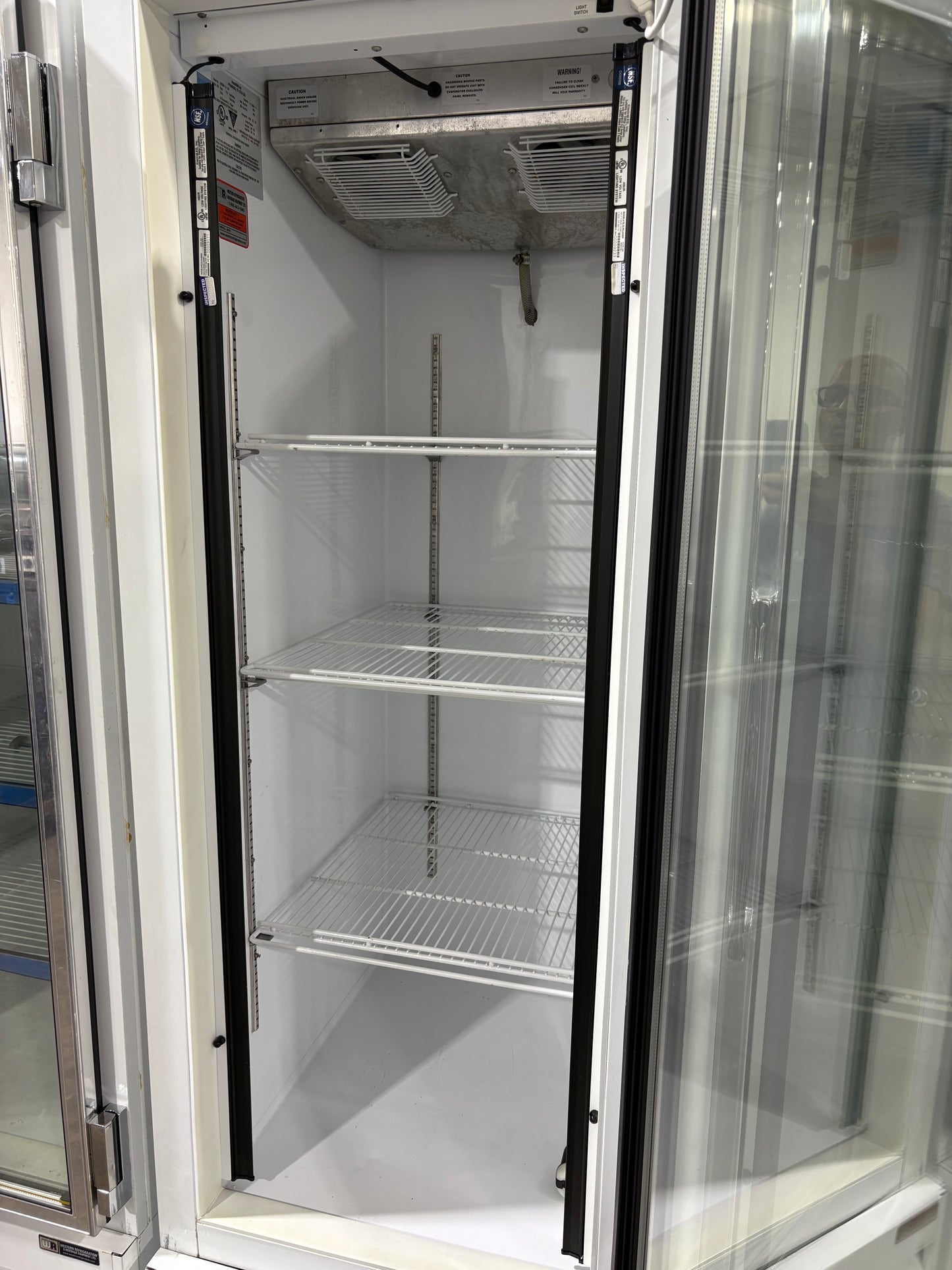 McCray GF22B-CS-LED-LC Single Glass Door Upright Freezer-