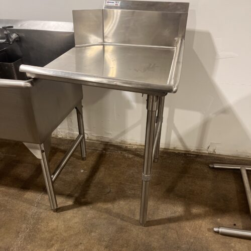 26" SS Right Side Commercial Sink Clean Dish Table