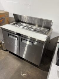 ATOSA MSF8302GR Refrigerated 2-Door Sandwich Prep Table