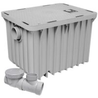 Canplas Endura 3920A02 20 GPM Grease Interceptor Grease Trap CANPLAS Endura 3950A04 , 4", 50 GPM Grease Interceptor