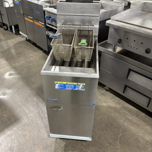 PITCO 40C+ 40-45 Lb. Natural Gas Deep Fryer
