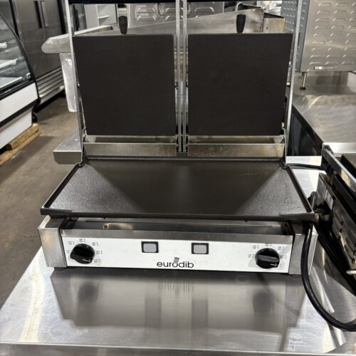 Eurodib PDR 3000 Used Double Panini Grill Smooth 2 Eurodib PDR 3000 Used Double Panini Grill